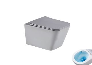 Унитаз подвесной Tornado Gid Tr2143TF-Lgm 62305Y серый матовый 49x34x36